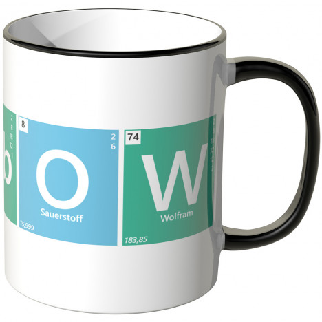 JUNIWORDS Tasse Periodensystem Rainbow