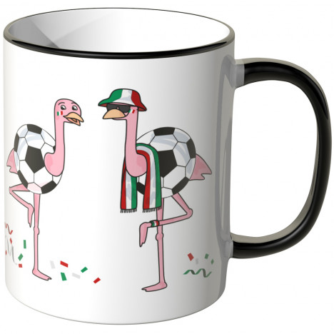 JUNIWORDS Tasse Italien Flamingo-Fans