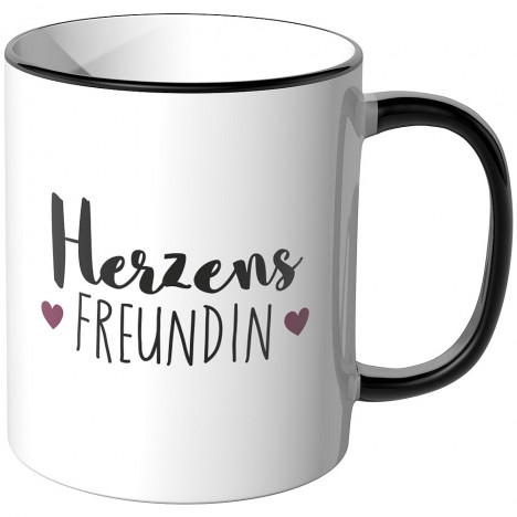 JUNIWORDS Tasse Herzensfreundin