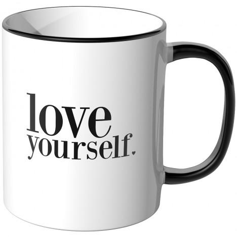 JUNIWORDS Tasse love yourself.