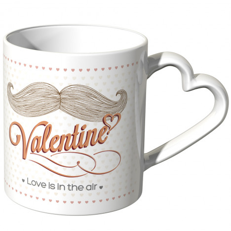 JUNIWORDS Herz Tasse Be my pretty sweet Valentine