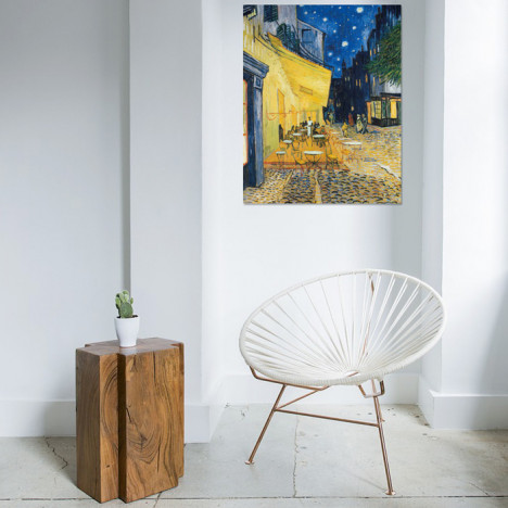 Poster Vincent van Gogh - Caféterrasse am Abend