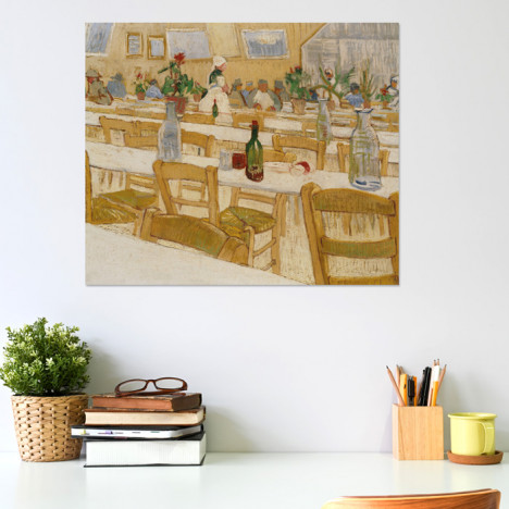 Poster Vincent van Gogh - Innenraum eines Restaurants