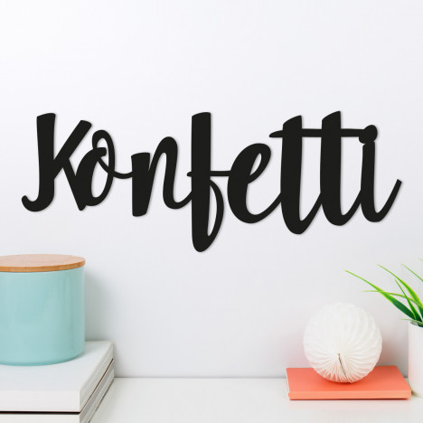 Wandworte Konfetti