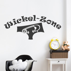 Wickelzone Wandtattoo