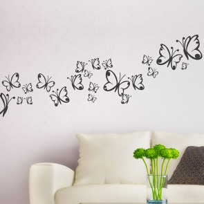 Wandtattoo Schmetterlinge Mega Set 
