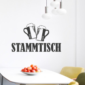 Wandtattoo Spruch - Stammtisch