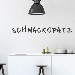 Wandtattoo Spruch - Schmackofatz