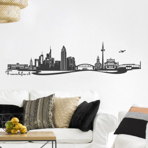 Wandtattoo Skyline Frankfurt