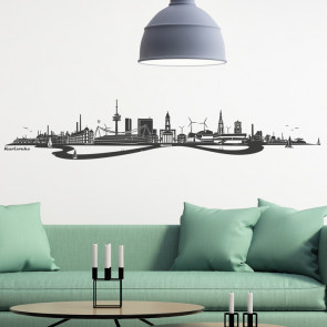 Skyline Wandtattoos von deutschen Städten bei