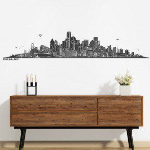 Wandtattoo Skyline Dallas