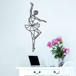 Wandtattoo Origami Ballerina