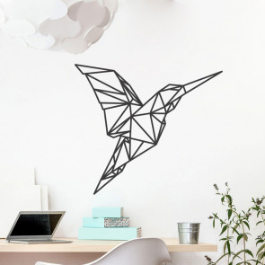 Wandtattoo Origami Kolibri