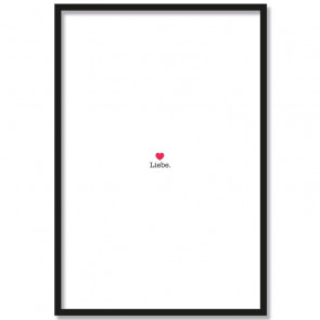 Poster Liebe Herz