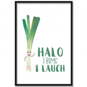 halo i bims 1 lauch Poster Rahmen