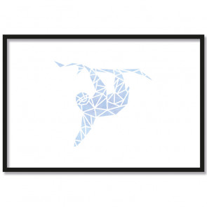 faultier origami poster