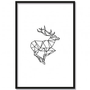 hirsch origami poster