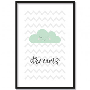 dreams wolke mint poster