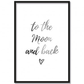 Poster to the Moon and back