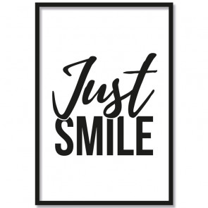 Poster Just smile