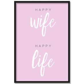 Poster Happy wife happy life