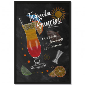 Poster Tequila Sunrise