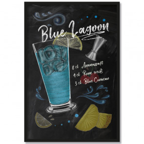 Poster Blue Lagoon Rahmen