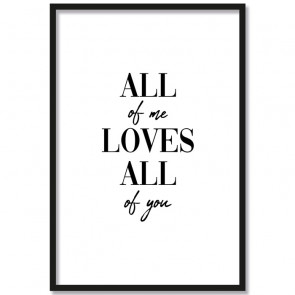 Poster All of me loves all of you