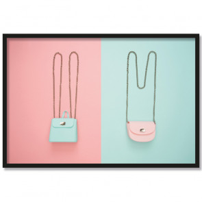 Poster Rahmen Pastell