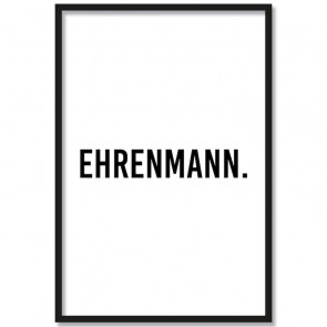 Poster Ehrenmann.