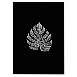 Poster Dot Art Monstera