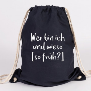 JUNIWORDS Turnbeutel Wer bin ich und wieso [so früh?]