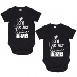 JUNIWORDS Babybodies "Born together twins forever" | 2er Set