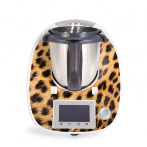 Aufkleber für Vorwerk Thermomix TM5 - Leopardenfell