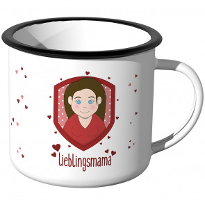 Emaille Tasse Lieblingsmama