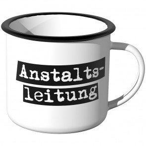 Emaille Tasse Anstaltsleitung