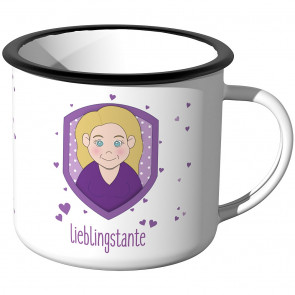 Emaille Tasse Lieblingstante