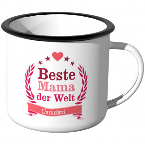 Emaille Tasse Beste Mama der Welt