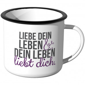 Emaille Tasse Nur die allerbesten Brüder werden zum Patenonkel befördert