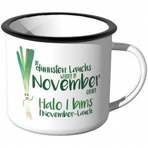 Emaille Tasse I Bims 1 November Lauch