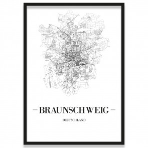 Poster Braunschweig Bilderrahmen