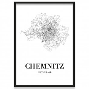 Poster Chemnitz Rahmen