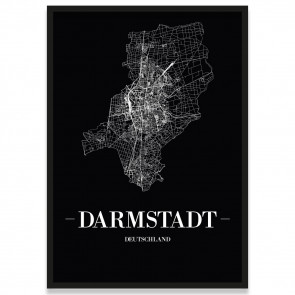 Stadtplan Darmstadt Rahmen