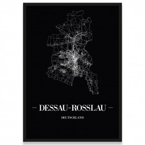 Poster Dessau-Rosslau Rahmen