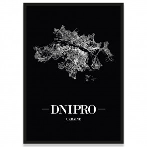 Poster Dnipro Rahmen