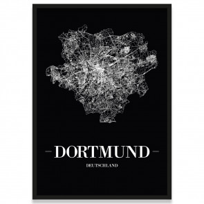 Dortmund Poster Rahmen