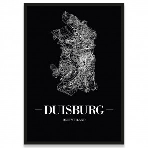 Poster Duisburg Rahmen