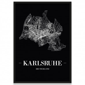 Poster Karlsruhe Rahmen