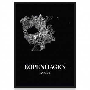 Poster Kopenhagen Rahmen