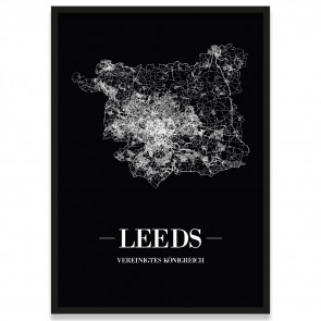 Poster Leeds Bilderrahmen